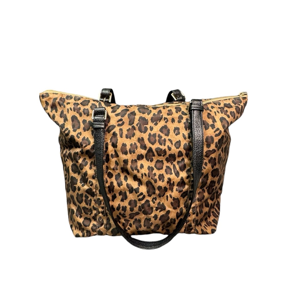 Leopard Print Tote Bag - Brown Pattern - Picture 3 of 7